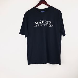 Black short sleeve "Machix reputation" Graphic Tee